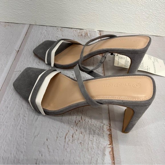 NWOB The Drop Women's Avery Square Toe Two Strap High Heeled Sandal SIZE 9.5 - Picture 8 of 17